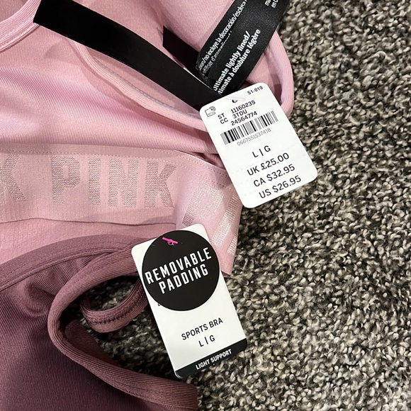 PINK Sports Bras x3 - Picture 3 of 3